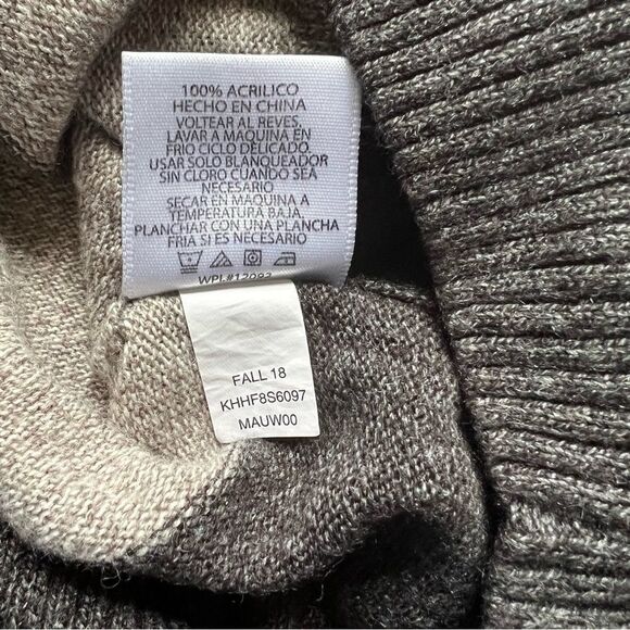 HAGGAR SWEATER, STRIPES, Quarter Zip XL - Picture 5 of 5